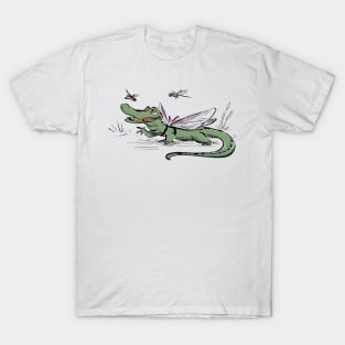 Dragonfly Gator (Color) T-Shirt